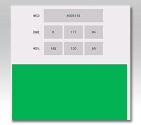 Directly edit HEX, RGB and HSV values